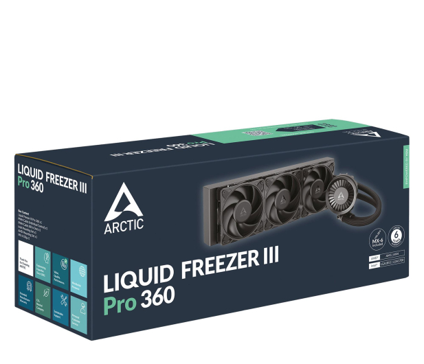 ARCTIC Liquid Freezer III Pro 360 3x120mm ACFRE00180A - 1353156 - zdjęcie 6